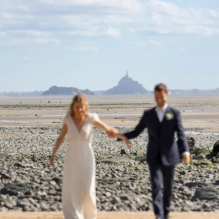 Cocteau Avec Vue Sur Le Mont Saint Michel 3* Champeaux