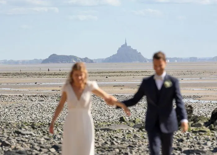 Cocteau Avec Vue Sur Le Mont Saint Michel 3* Champeaux
